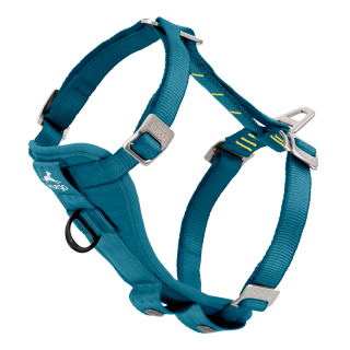 Postroj pre psa do auta Kurgo, Tru-Fit Enhanced Strenght, bezpečnostný s autopásom-ink-blue-M