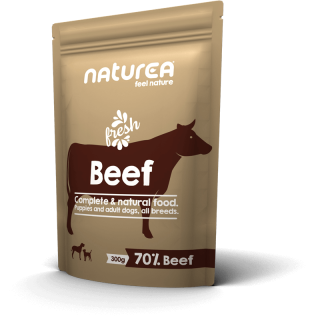 Mokré krmivo pre psov Naturea Beef 300g