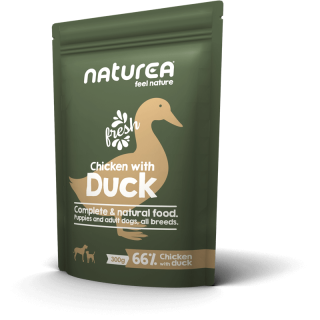 Mokré krmivo pre psov Naturea Chicken with Duck 300g