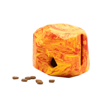 Hračky pre psov, Ruffwear, Gnawt-a-Rock-salamander-orange
