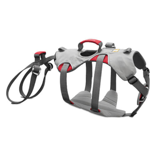 Postroj pre psy Ruffwear Doubleback Harness - Cloudburst Gray - XS