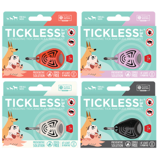 TICKLESS PET - Ultrazvukový odpudzovač kliešťov a bĺch pre psov