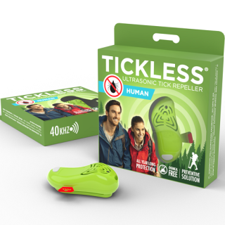TICKLESS HUMAN - Ultrazvukový odpudzovač kliešťov a bĺch pre ľudí-green