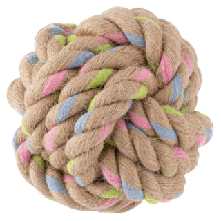 Hračky pre psov, Beco Hemp Rope - Chunky Ball-L