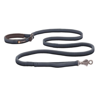 Vodítko pre psy Ruffwear Roamer™ Bungee Dog Lead-granite-gray-L