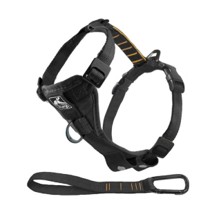 Postroj pre psa Kurgo Tru-Fit Quick Release s autopásom-black-L